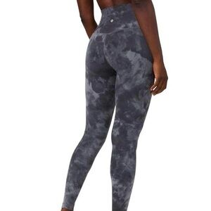 Lululemon Diamond Dye Gray Tie-Dye Leggings